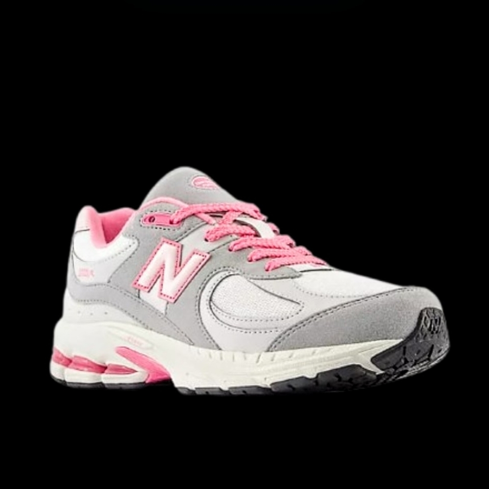 New Balance 2002R Running Womens/Kids Grey Raincloud Signal Pink